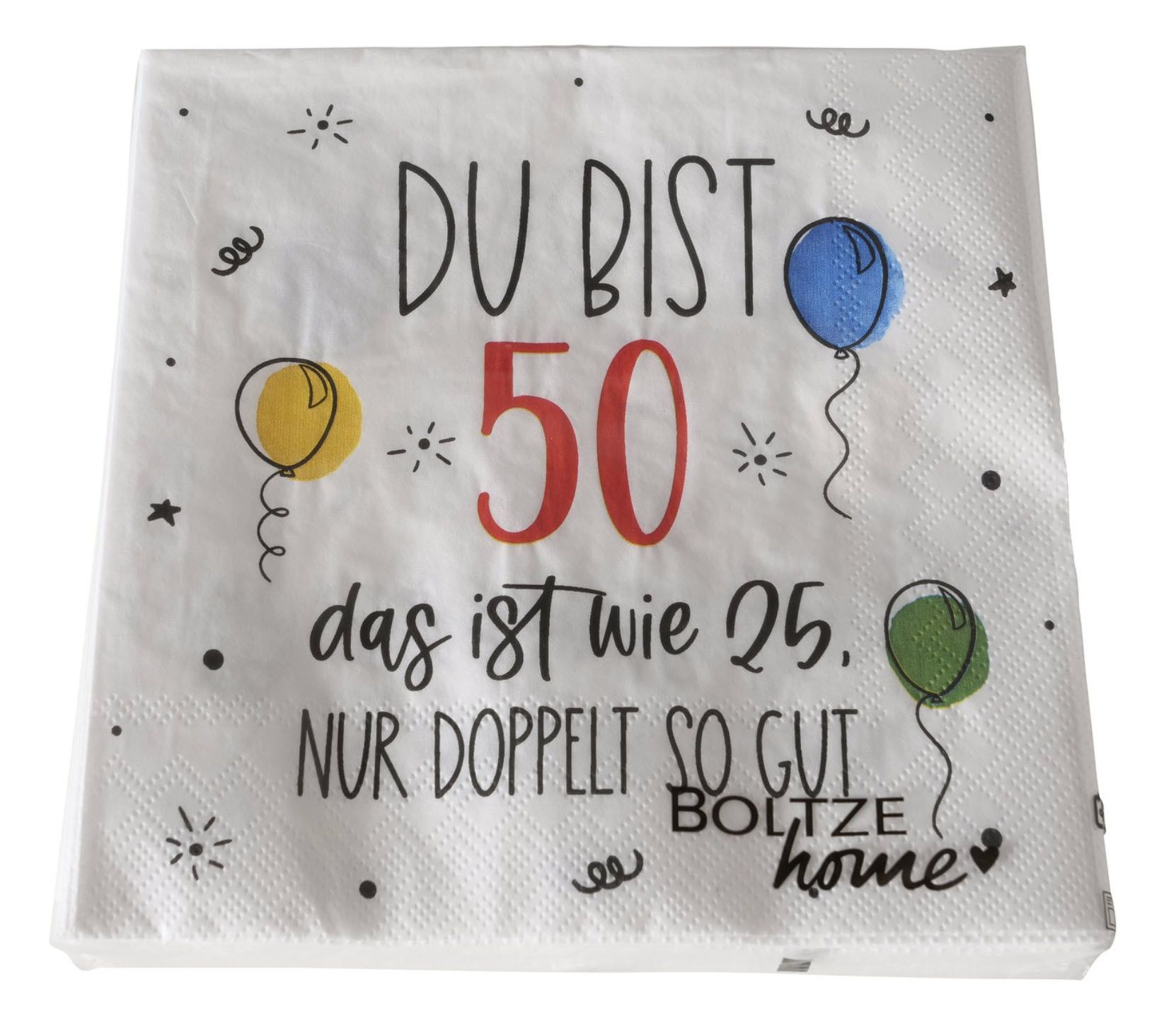 50 Tolle Servietten In Verschiedenen Farben – Perfekt Für Jede Feier