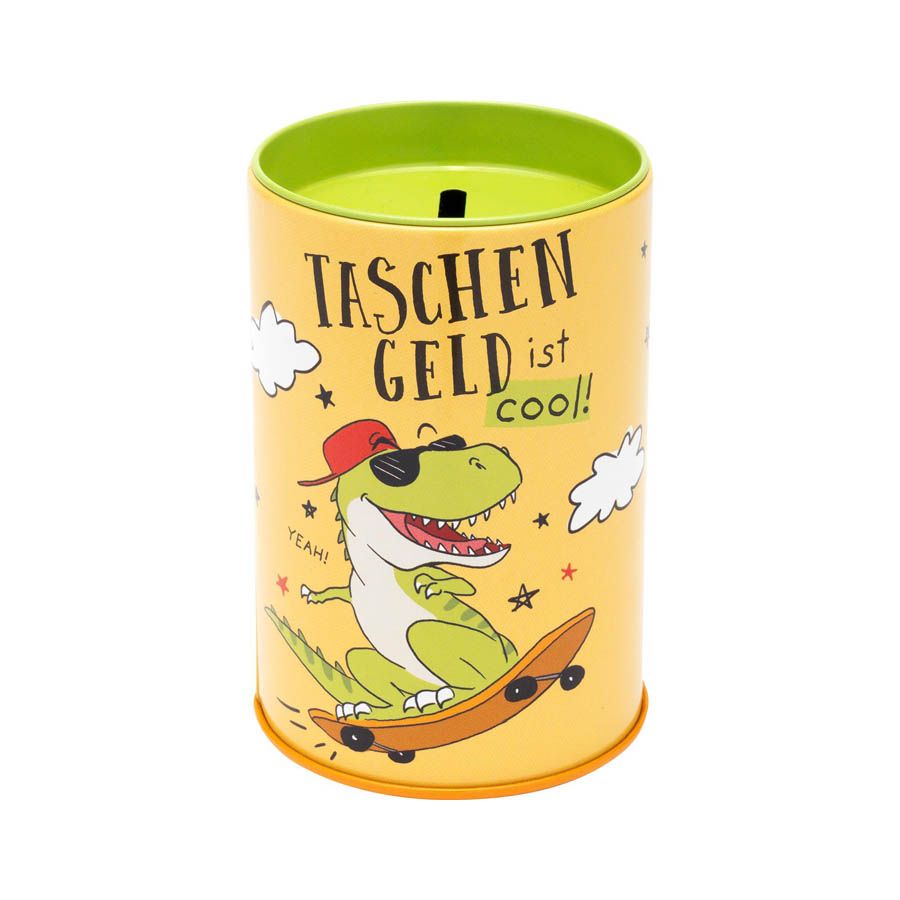 Mini Spardose Dino Taschengeld ist cool