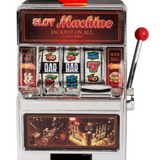 Spardose Spielautomat mit Klingel und LED