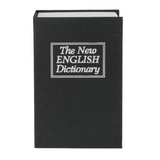 Wörterbuch-Safe mit Schlüssel schwarz