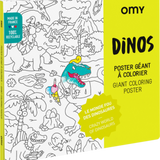 Omy Ausmalposter Dinos 70cm x 100cm