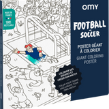 Omy Ausmalposter Fussball 70cm x 100cm