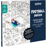 Omy Ausmalposter Fussball 70cm x 100cm