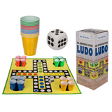 Ludo XXL-Trinkspiel mit 16 Trinkbecher