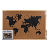 Pinnwand Weltkarte aus Kork