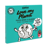 Omy Ausmalposter Love my Planet 70cm x 100cm