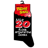Socken Mit 20 Rock around the Socks