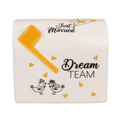 Spardose Wedding Post Box Dream Team