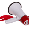 Fanlautsprecher Megaphon