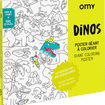 Omy Ausmalposter Dinos 70cm x 100cm