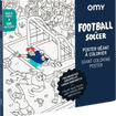 Omy Ausmalposter Fussball 70cm x 100cm