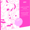 Omy Ausmalposter Lily 70cm x 100cm