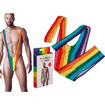 Herrenbadeanzug Regenbogen Mankini