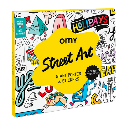Omy Street Art Poster und Stickers