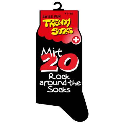 Socken Mit 20 Rock around the Socks
